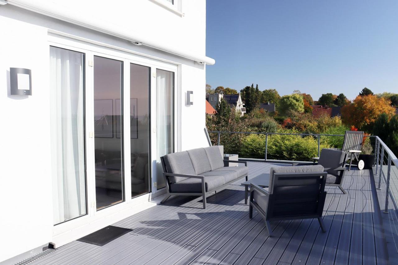 Grosse Penthouse Ferienwohnung Mit Meerblick, Sonnenterrasse & Luxusbad Von "Momentic" Sierksdorf Luaran gambar